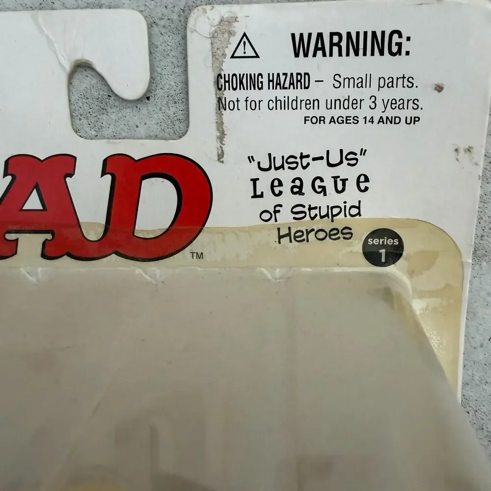 DC MAD Just Us League of Stupid Heroes Alfred E. Neuman Aquaman Action Figure